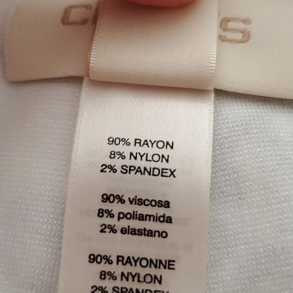 Chico's Navy Scroll Juliet Flat Front Pants - Picture 9 of 12